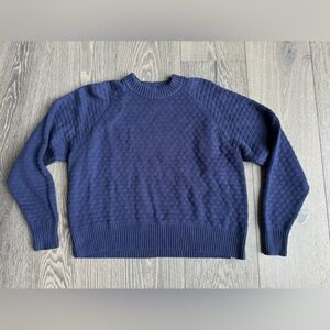 Lululemon Texture Play Crew Sweater in Night Sea Size M/L
